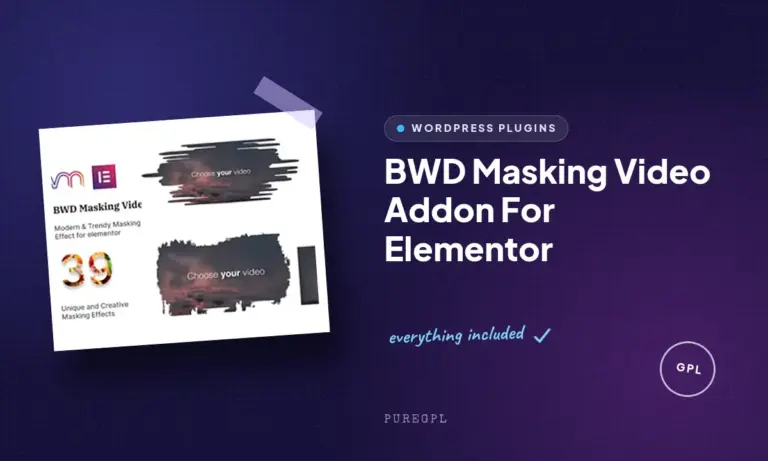 bwd masking video addon for elementor