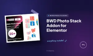 bwd photo stack addon for elementor