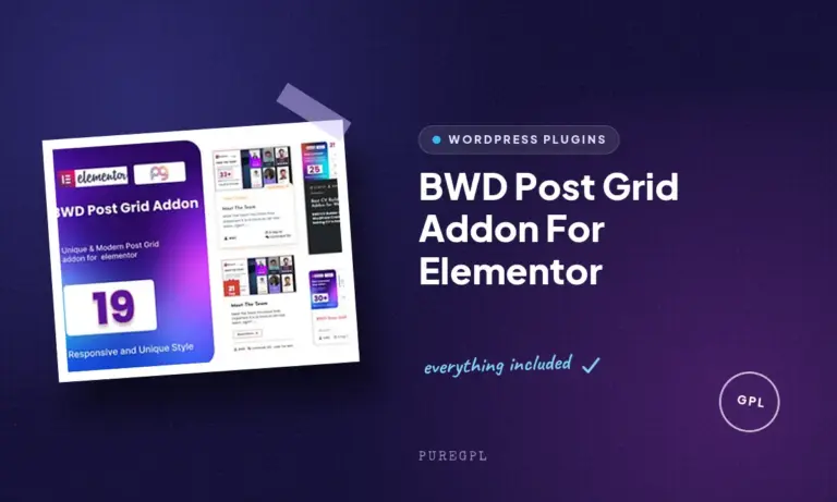 bwd post grid addon for elementor