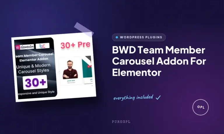 bwd team member carousel addon for elementor
