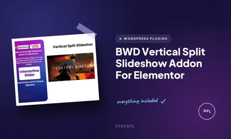bwd vertical split slideshow addon for elementor