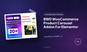 bwd woocommerce product carousel addon for elementor