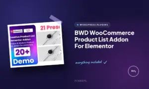 bwd woocommerce product list addon for elementor