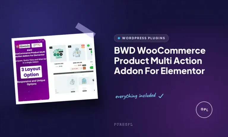 bwd woocommerce product multi action addon for elementor