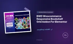 bwd woocommerce responsive bookshelf grid addon for elementor