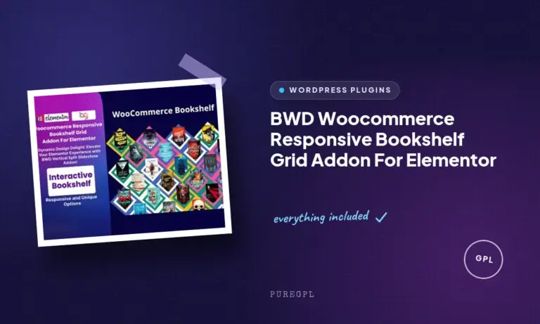 bwd woocommerce responsive bookshelf grid addon for elementor