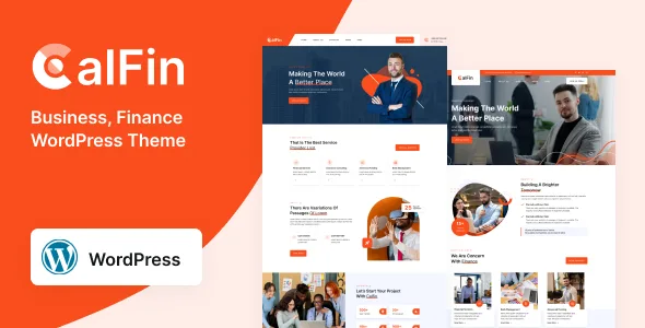 calfin business finance wordpress theme 2
