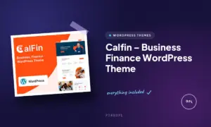 calfin business finance wordpress theme