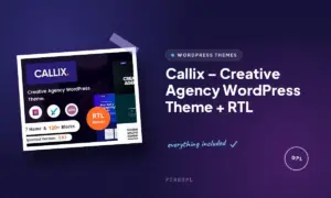 callix creative agency wordpress theme rtl