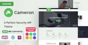 Cameron – Home Automation , CCTV & Security WordPress Theme + RTL