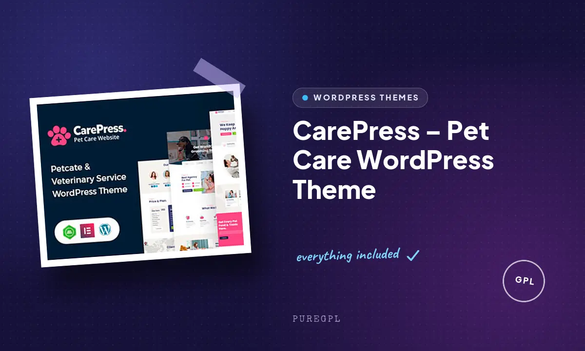 CarePress – Pet Care WordPress Theme