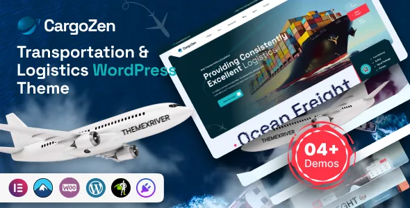 cargozen transportation logistics wordpress theme 1