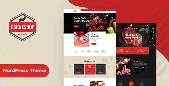 carneshop butcher meat shop wordpress theme rtl 1