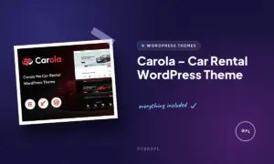 carola car rental wordpress theme