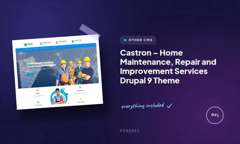 castron home maintenance repair and improvement services drupal 9 theme