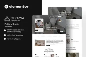 Ceramia – Pottery Studio Elementor Template Kit