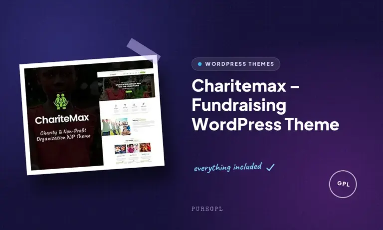 charitemax fundraising wordpress theme