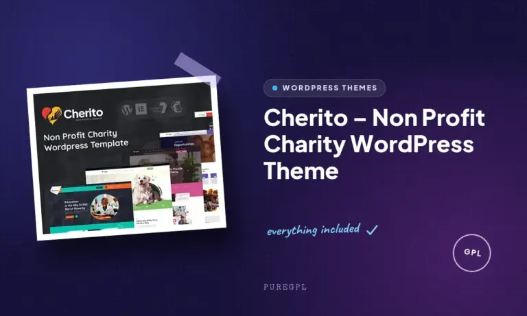 cherito non profit charity wordpress theme