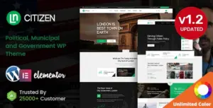CityZen – Municipal and Government WordPress Theme + RTL