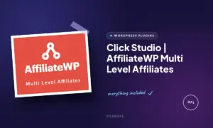click studio affiliatewp multi level affiliates