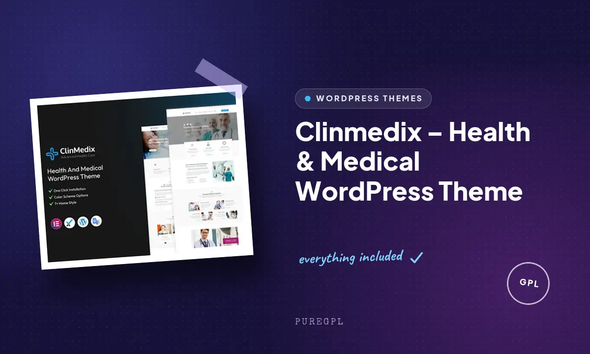 Clinmedix – Health & Medical WordPress Theme