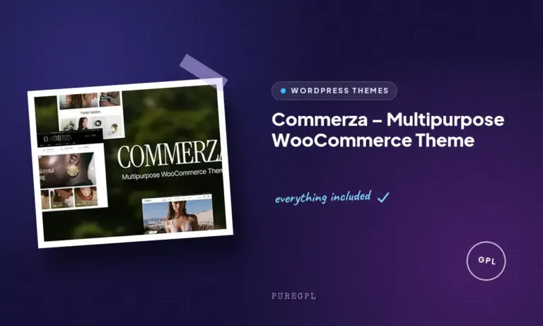 commerza multipurpose woocommerce theme