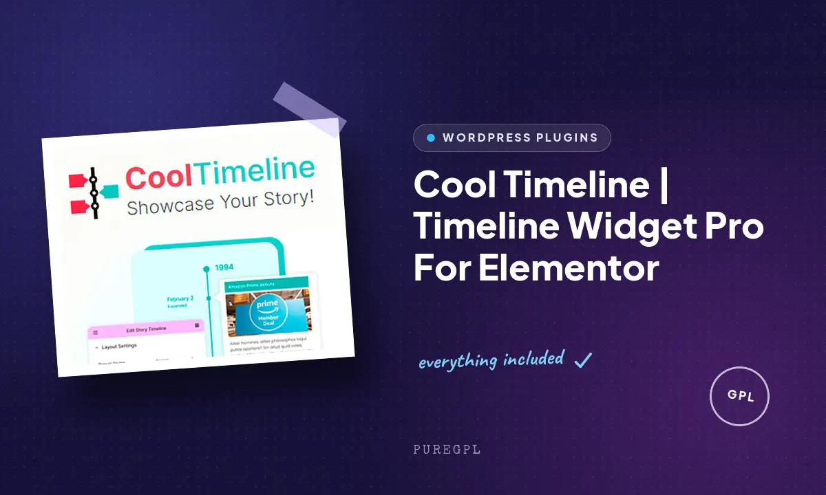 Cool Timeline – Timeline Widget For Elementor Page Builder