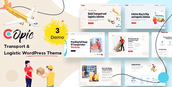 copic transport logistics wordpress theme 1