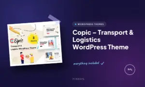 copic transport logistics wordpress theme