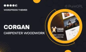 Corgan | Carpenter, Woodwork & Carpentry WordPress Theme