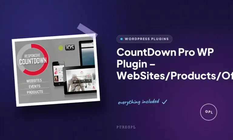 countdown pro wp plugin websites products offers