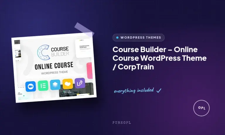 course builder online course wordpress theme corptrain