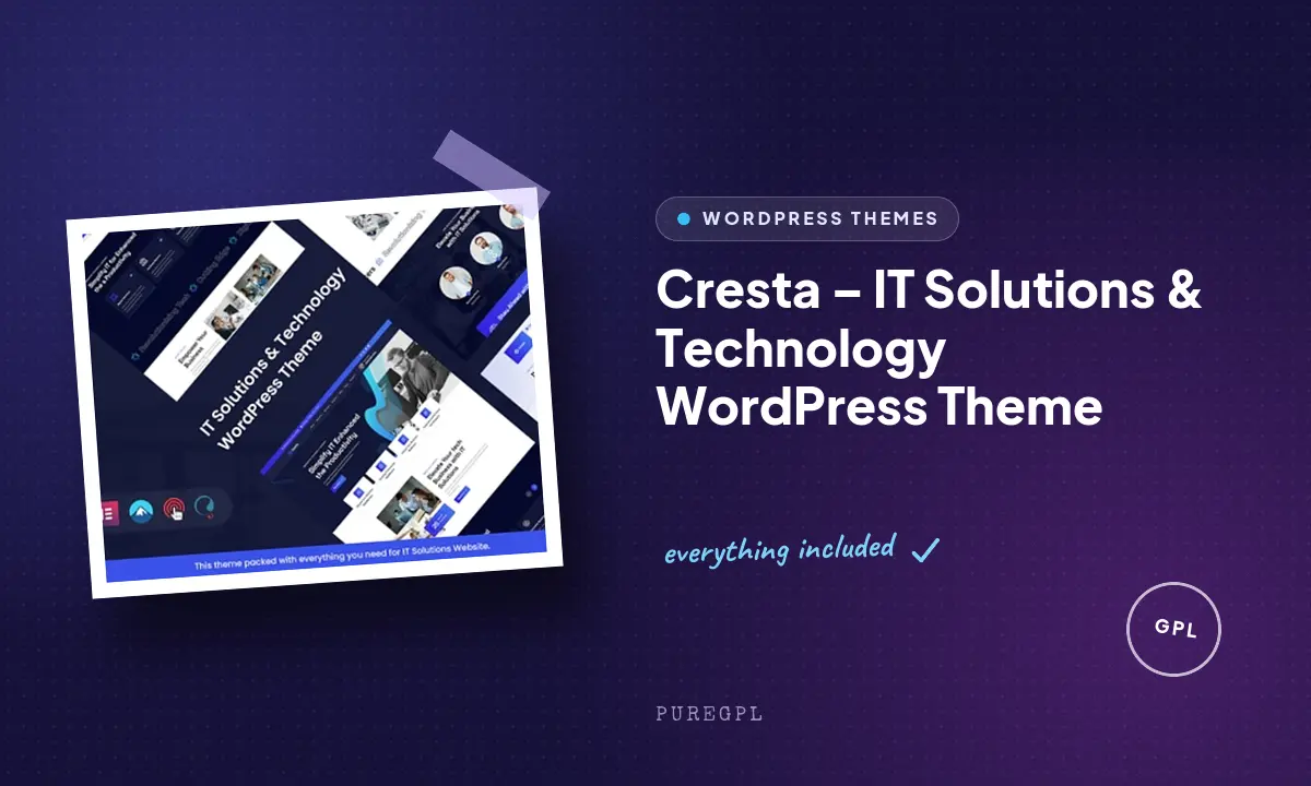 Cresta – IT Solutions & Technology WordPress Theme