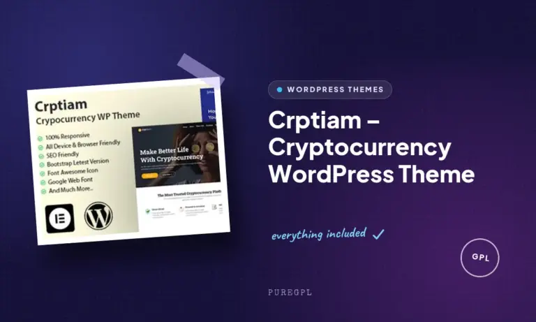 crptiam cryptocurrency wordpress theme