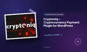 cryptoniq cryptocurrency payment plugin for wordpress