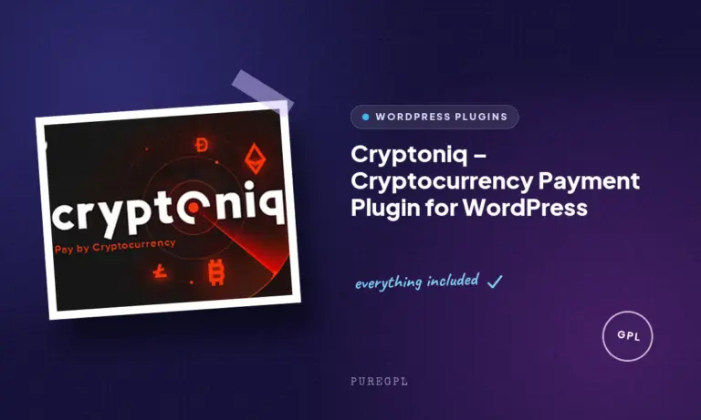 cryptoniq cryptocurrency payment plugin for wordpress