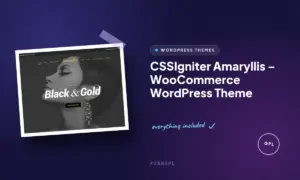 cssigniter amaryllis woocommerce wordpress theme