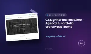 cssigniter business3ree agency portfolio wordpress theme