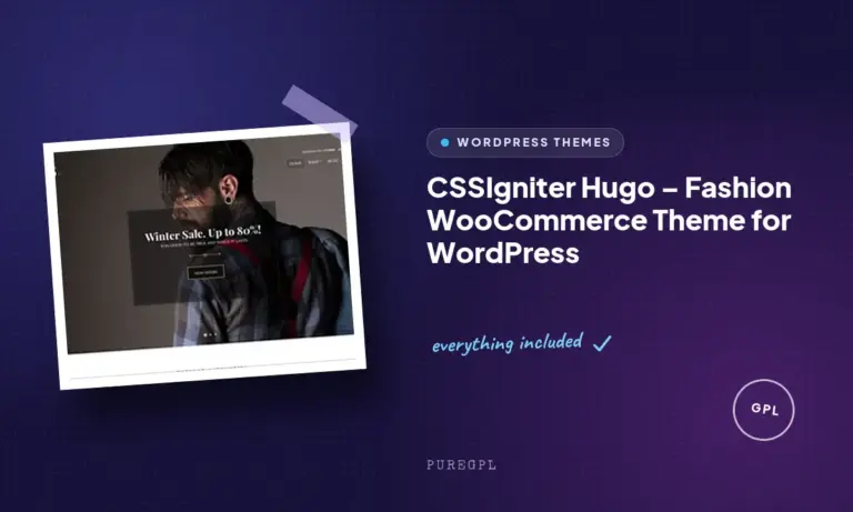 cssigniter hugo fashion woocommerce theme for wordpress