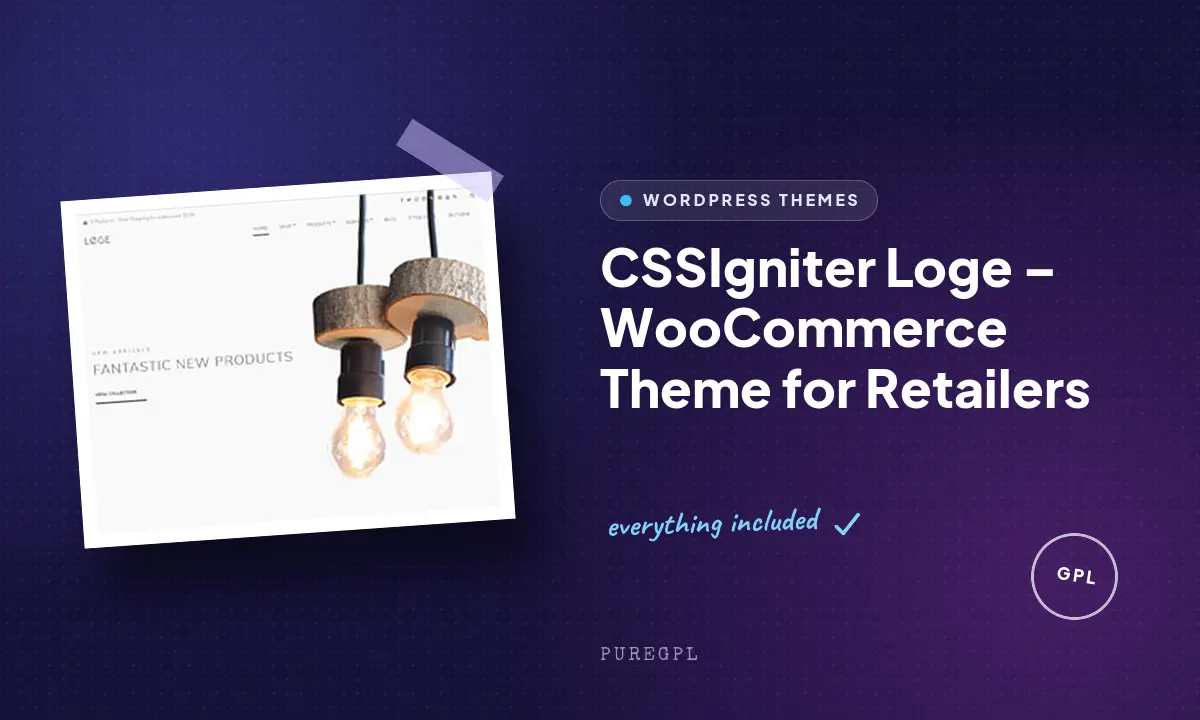 Loge – WooCommerce Theme for Retailers