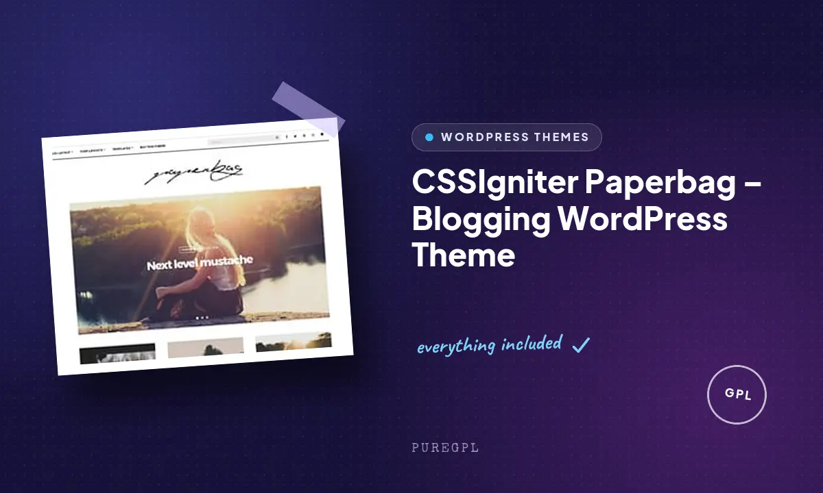 Cssigniter | Paperbag