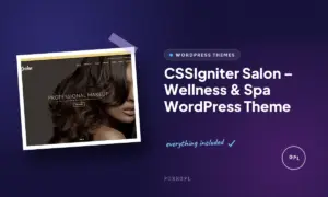 cssigniter salon wellness spa wordpress theme