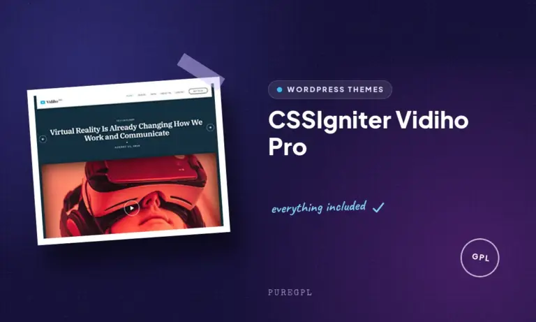 cssigniter vidiho pro