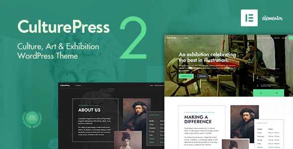 culturepress art culture wordpress theme 1