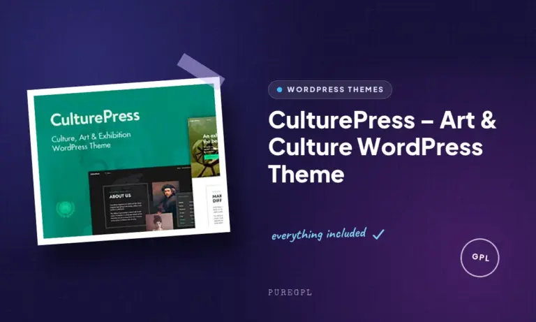 culturepress art culture wordpress theme