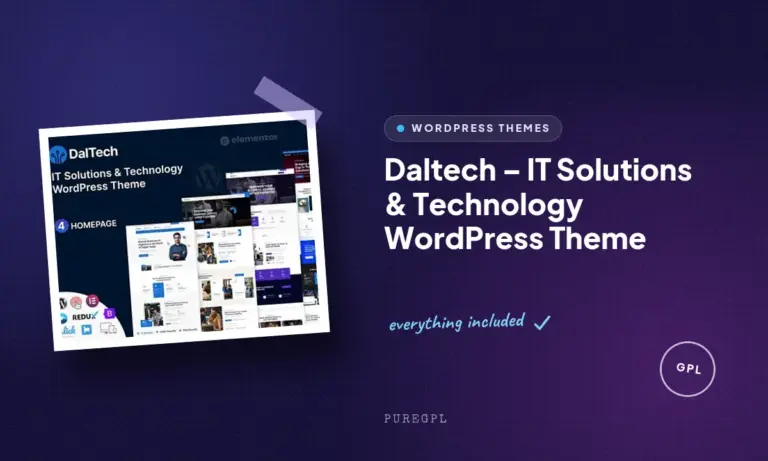 daltech it solutions technology wordpress theme