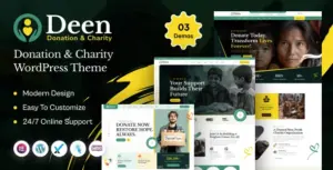 Deen – Donation & Charity WordPress Theme