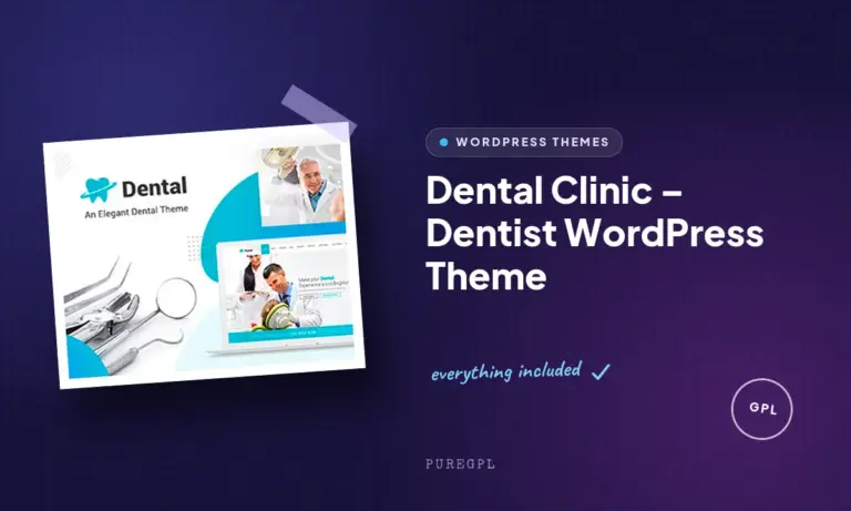 dental clinic dentist wordpress theme