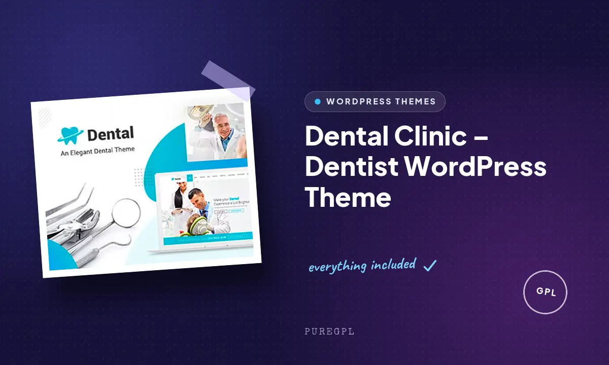 Dental Clinic – Dentist WordPress Theme