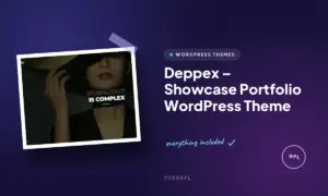 deppex showcase portfolio wordpress theme